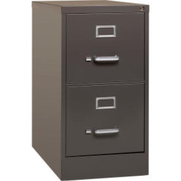 B2372958 26.5 in. Deep 2-Drawer Letter-Size Vertical File Cabinet - Medium Tone