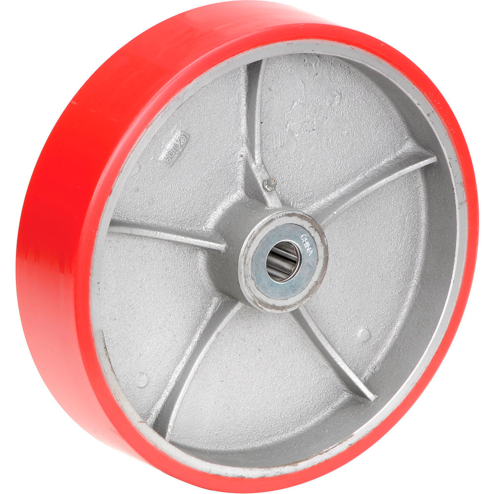 Picture of Global Industrial 748745 12 x 3 in. Polyurethane Wheel - Axle Size 1 in.