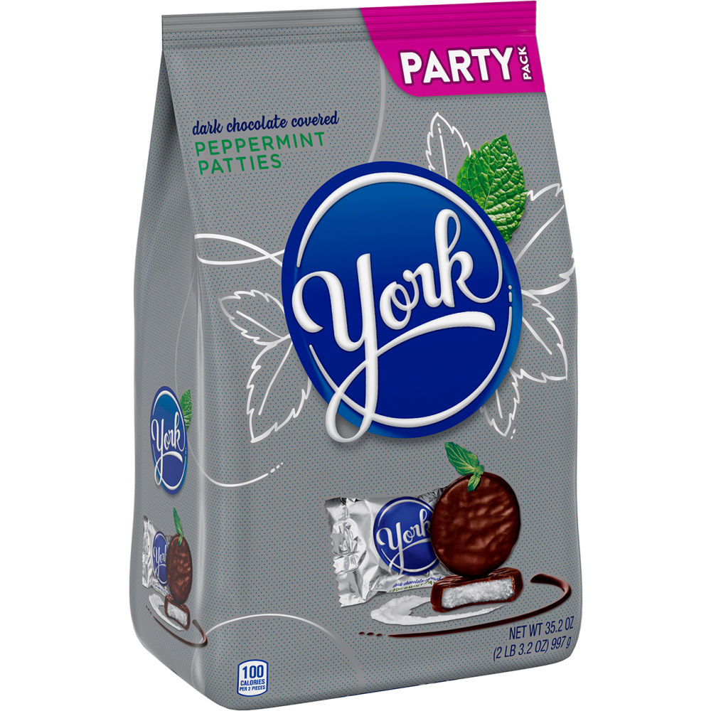 Picture of Green Rabbit Holdings B2946724 York Dark Chocolate Peppermint Patties Candy - 35.2 oz