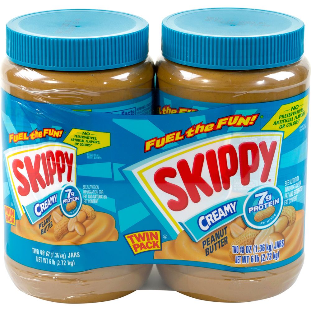 Picture of Green Rabbit Holdings B2946737 48 oz Creamy Peanut Butter Jars - Pack of 2