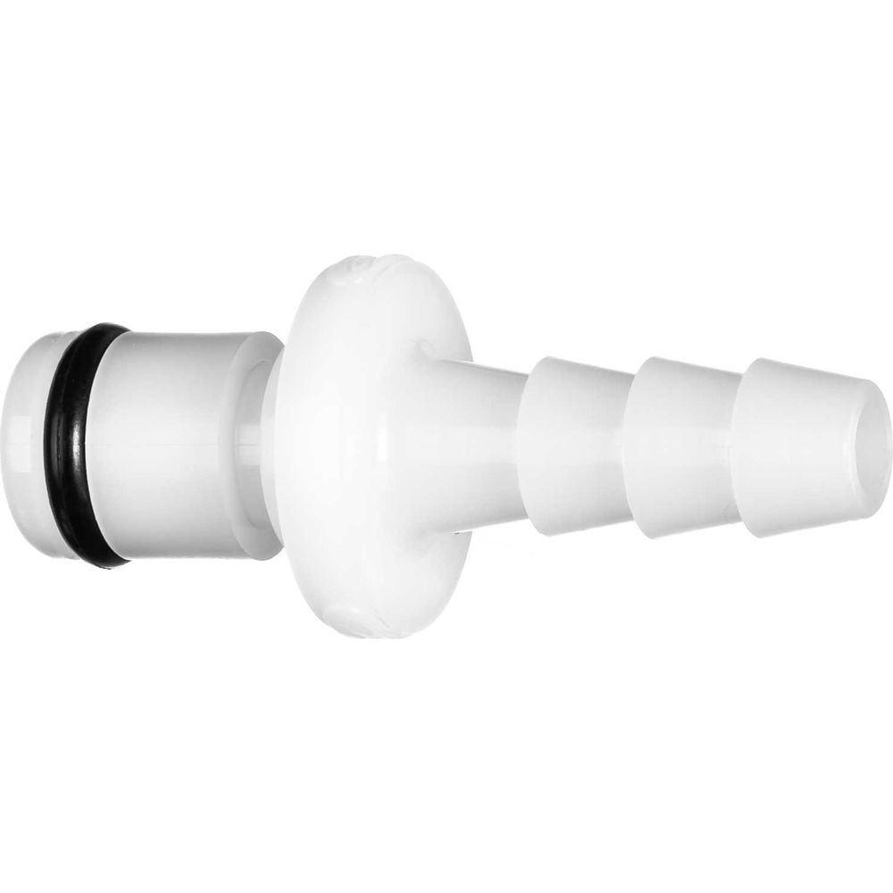 Quick Disconnect Straight Adapter - Black - 0.25 in. x 0.375 in. - Auto Shut-Off Feature