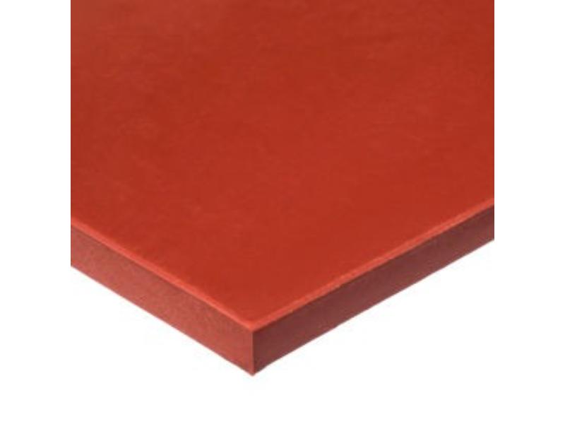 Firm Silicone Foam Sheet - Red - 0.375 x 12 x 12 in. - High Durability