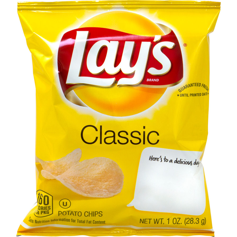B2946859 LAYS Original Potato Chips - 1 oz - 50 Count