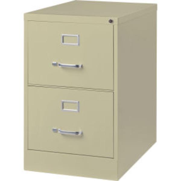 B690991 26.5 in. Deep Vertical File Cabinet 2-Drawer Legal Size, Putty