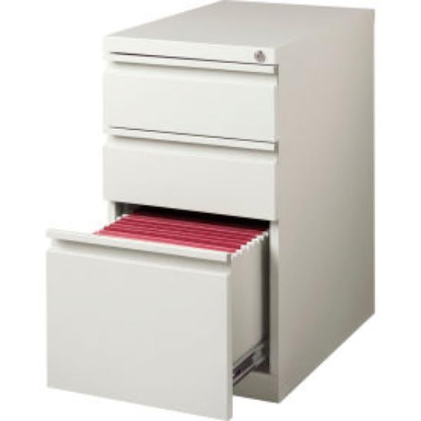 Picture of Hirsh Industries B691021 20 in. Deep Box File Mobile Pedestal&#44; Light Gray