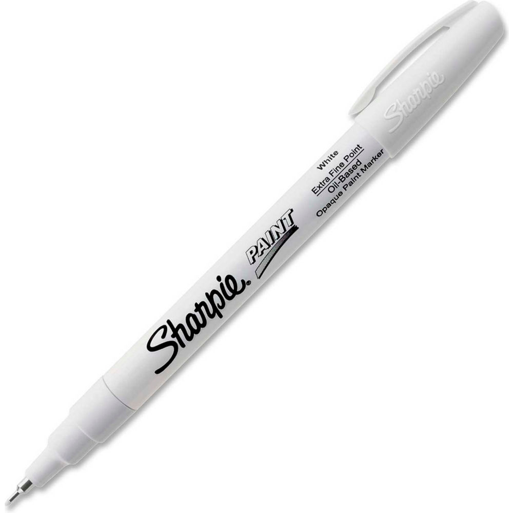 Sanford B788773 Oil-Based Extra Fine White Ink Sharpie Paint Marker - Case of 12