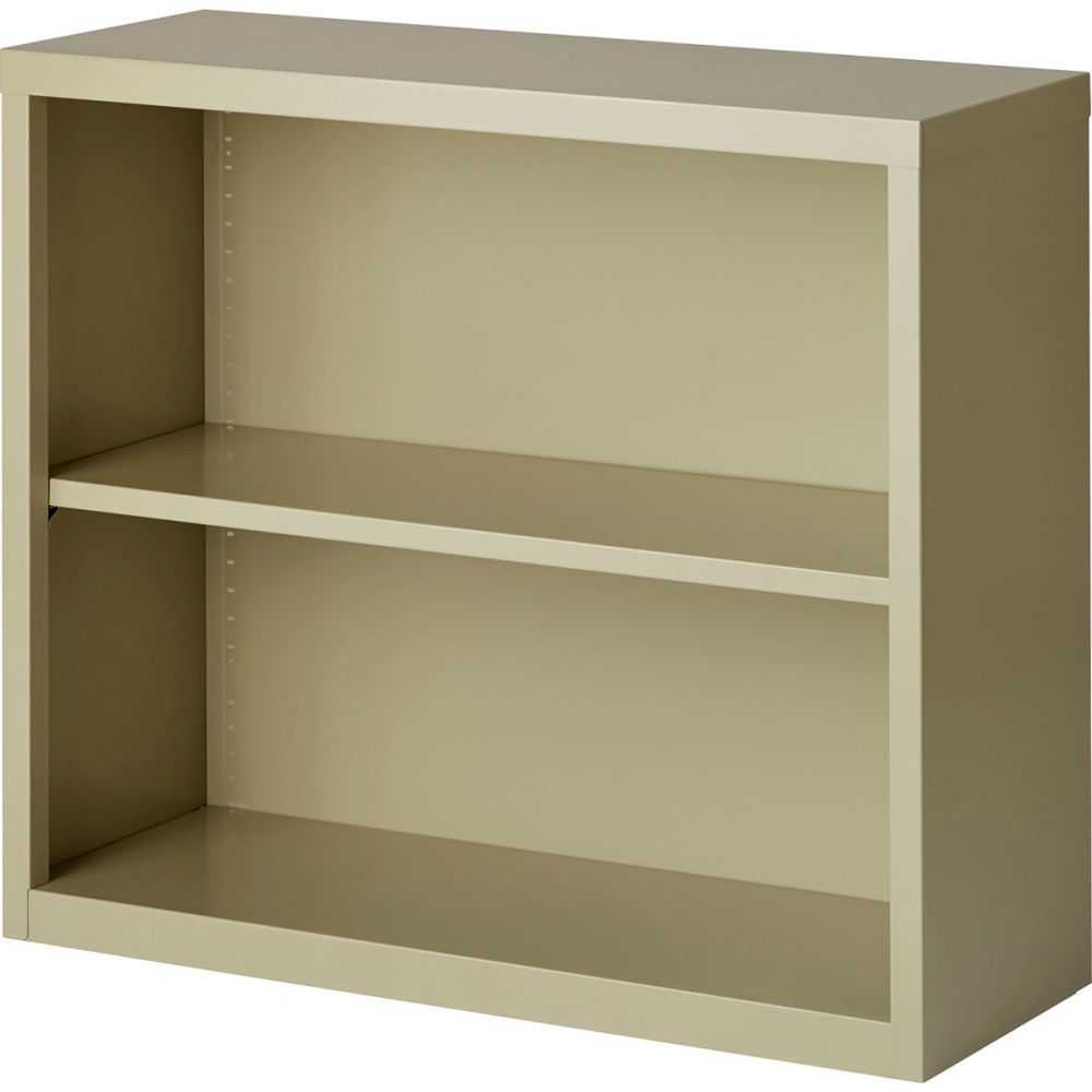 B2248450 Hirsh 2 Shelf Bookcase - 34.5 x 13 x 30 in., Putty