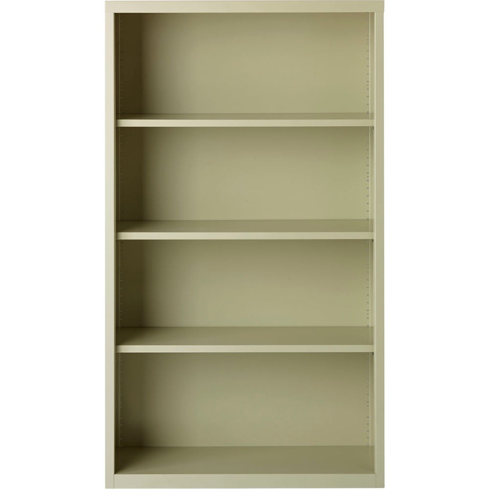 B2248445 Hirsh 4 Shelf Bookcase - 34.5 x 13 x 60 in., Putty