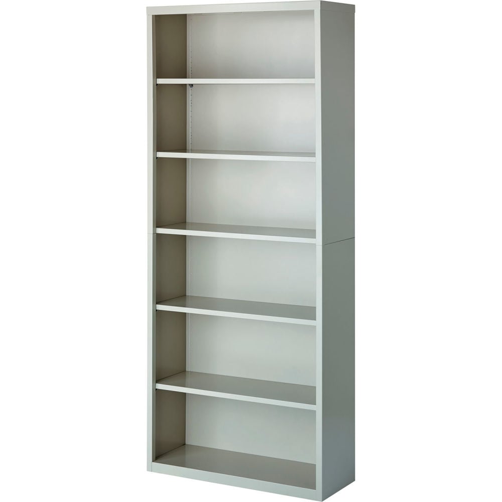 B2248438 Hirsh 6 Shelf Bookcase - 34.5 x 13 x 82 in., Gray