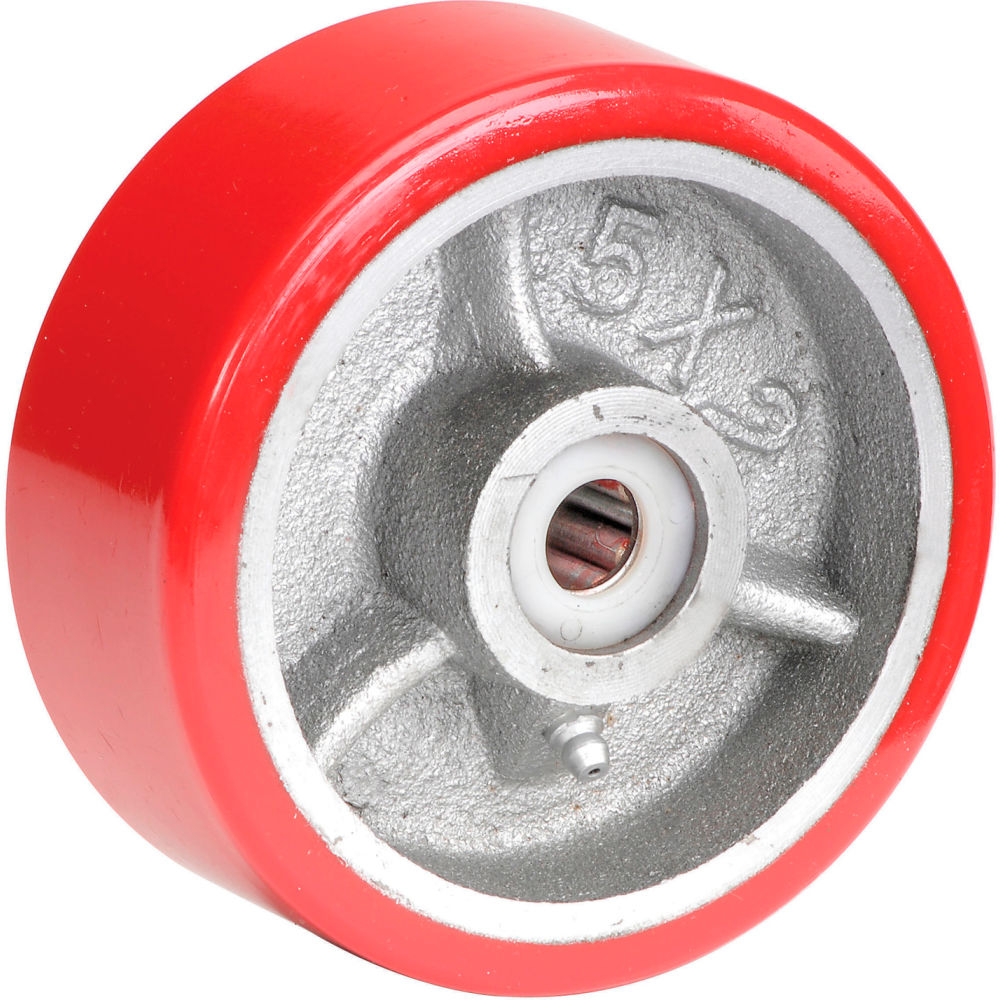 Polyurethane Wheel - Black - 5 in. Diameter - 1250 lbs Capacity