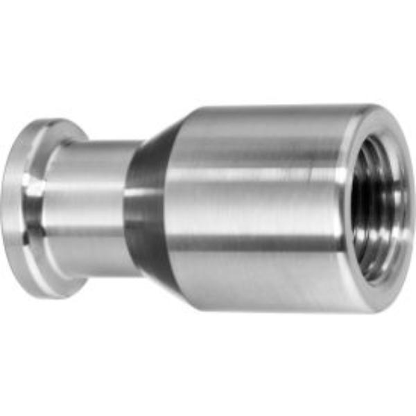 B2303647 0.5 in. Tube OD x 0.5 in. NPT Female 304 Stainless Steel Straight Adapters Tube-to-FNPT for Quick Clamp Fittings