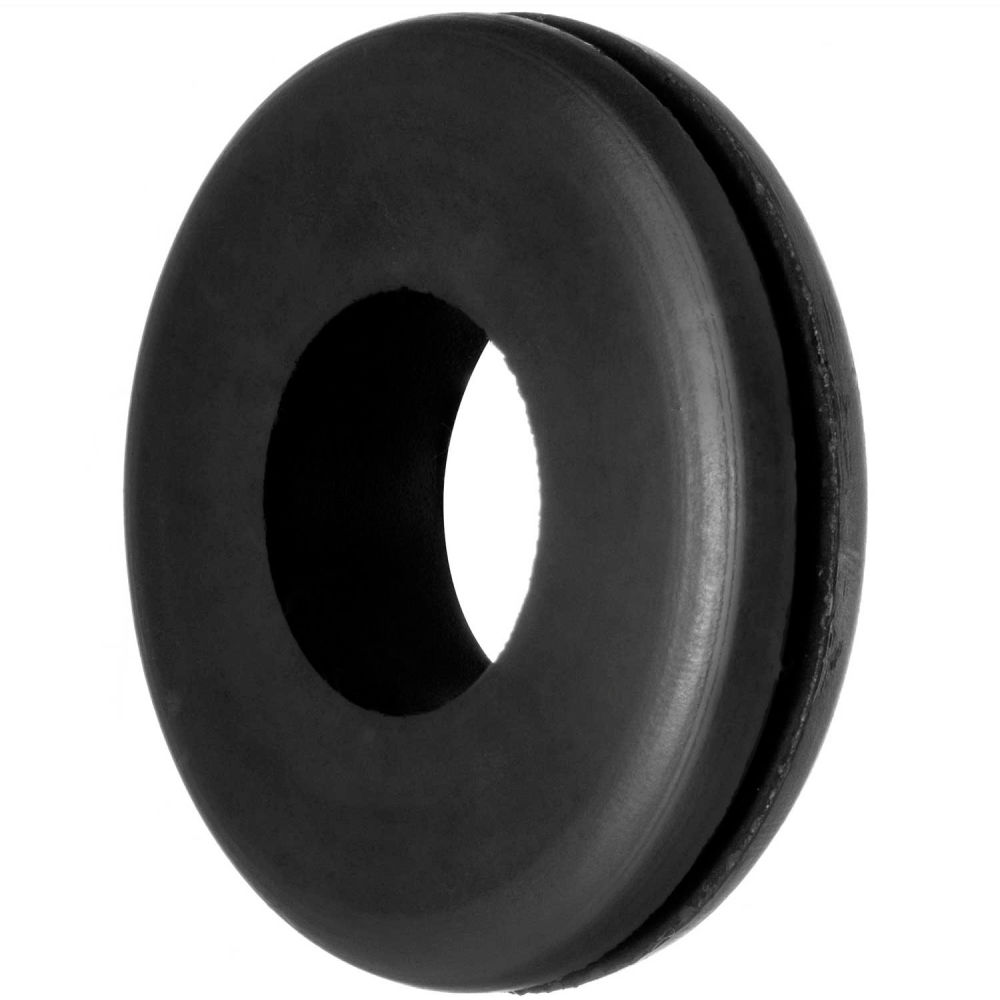 SBR Rubber Push-In Grommet - Black - Pack of 5 - Durable Abrasion Resistance