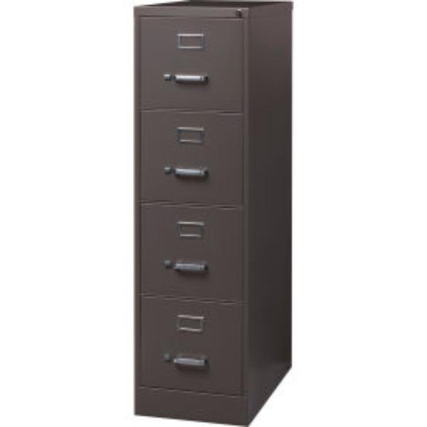 B2372956 26.5 in. Deep 4, Drawer Letter & Size Vertical File Cabinet, Medium Tone -  Hirsh Industries