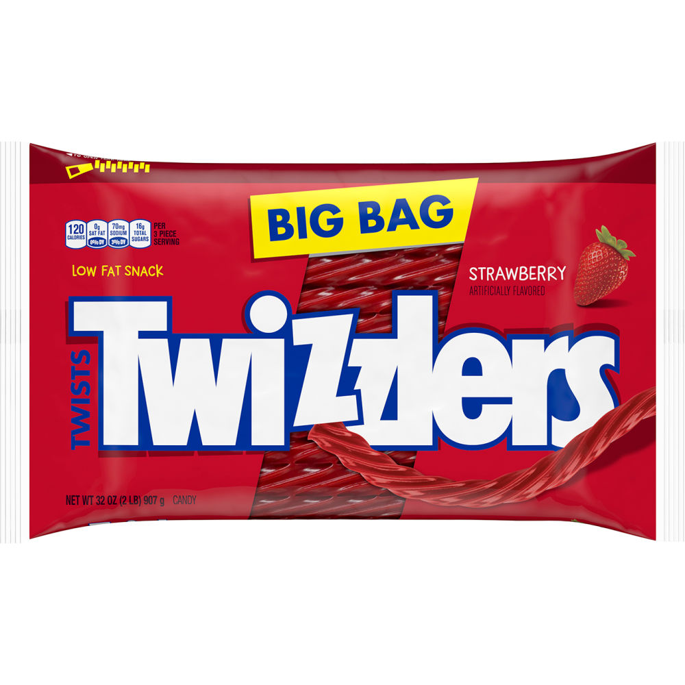B2946885 Twizzlers Strawberry Twists Candy - 32 oz - 2 Count