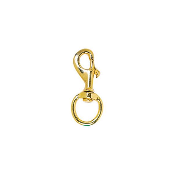 Brass Snap Hook - 3/8in. L x 1in. W x 2-1/2in. H - Durable Flag Accessory