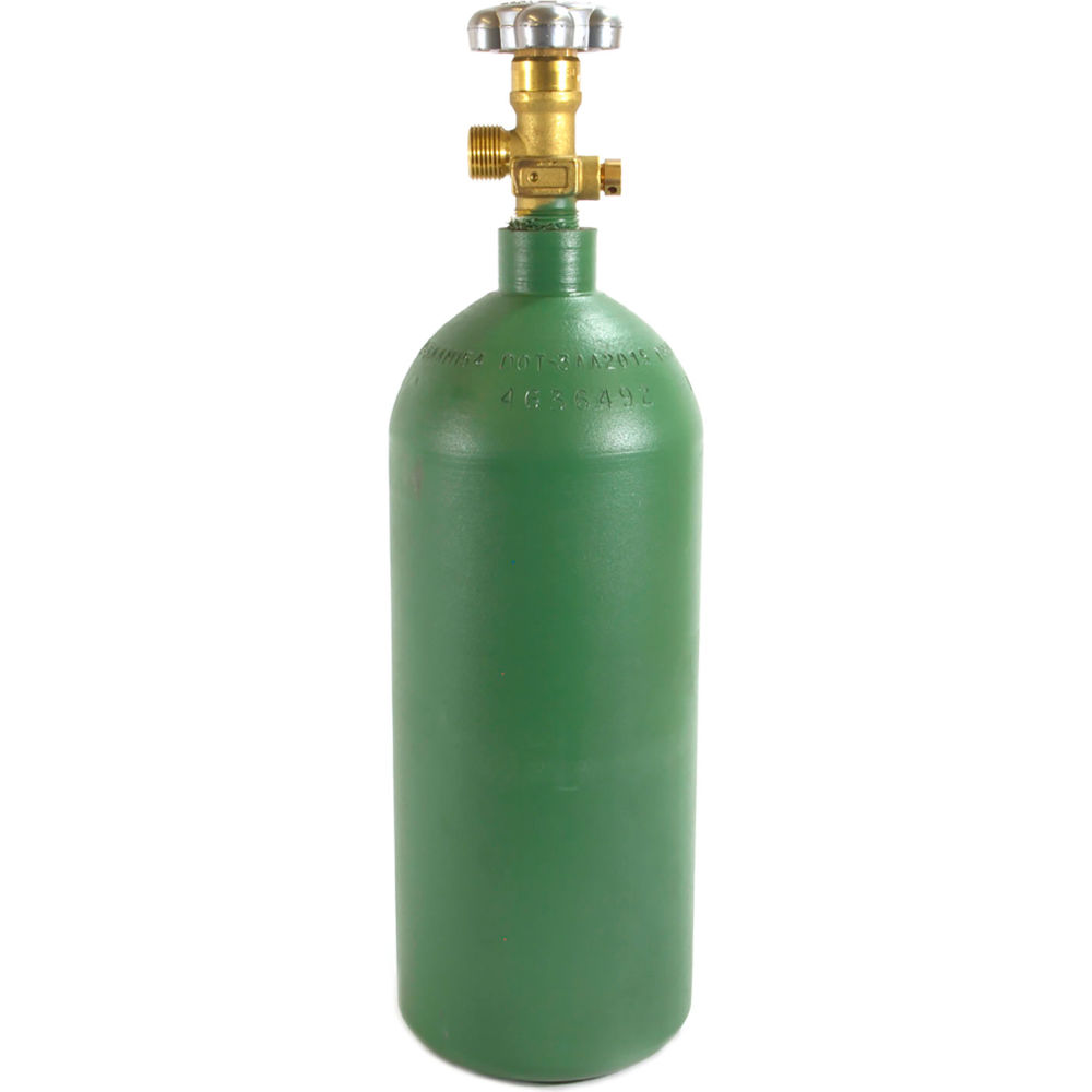 B3159933 Forney Empty Oxygen R Size Cylinder - 20 cu. ft. Capacity