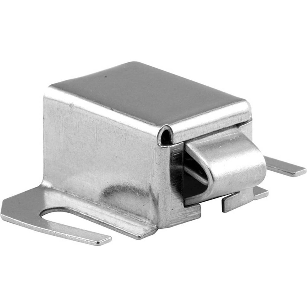 Stainless Steel Shower Door Catch - Silver - Adjustable Housing - Durable Design