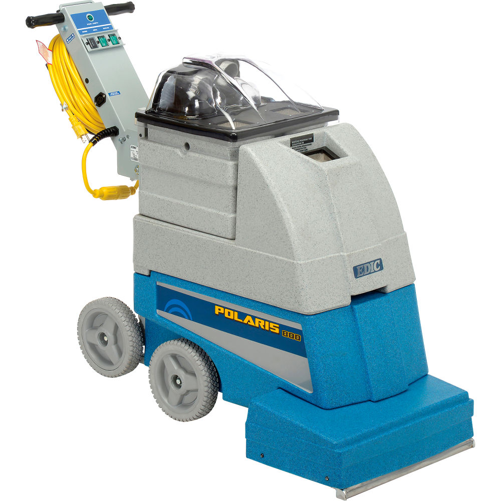 B2305430 Polaris 8 Gallon Self-Contained Carpet Extractor 100PSI Pump 200CFM 19 in. Cleaning Path -801PS - Gray