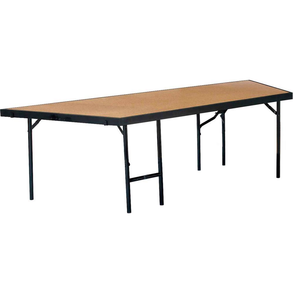 Picture of National Public Seating B2322728 NPS Stage Pie Compatible - 4 ft. x 8 ft. x 32 in. Stage Hardboard Floor