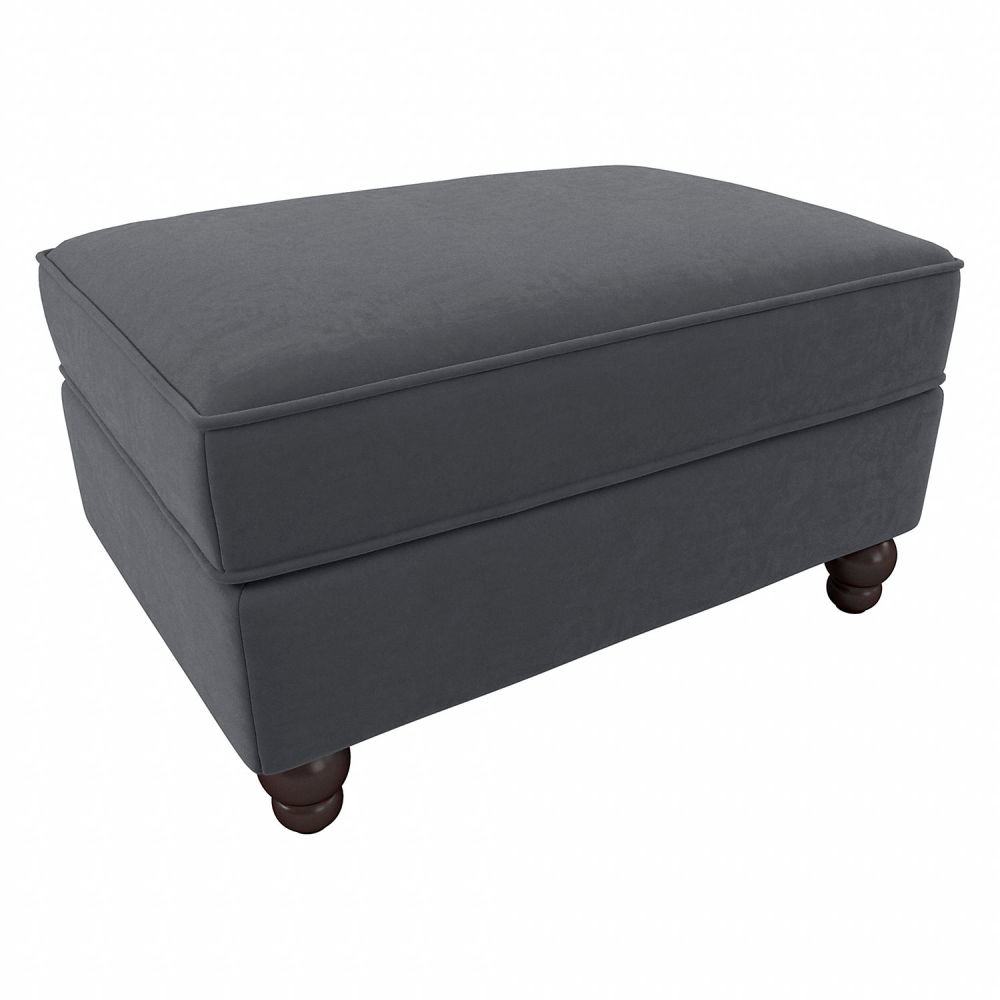 Picture of Bush Industries B3133609 Business Furniture Coventry Bun Foot Storage Ottoman - Dark Gray