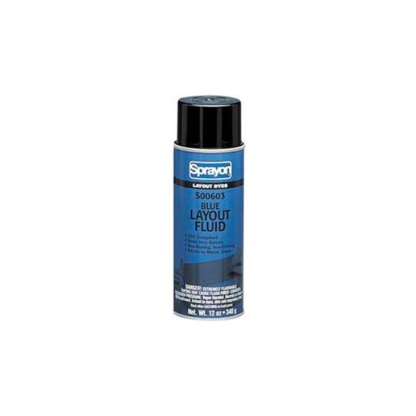 B52939 Sprayon SP603 Blue Layout Dye 12 oz Aerosol Can - SC0603000 - Pack of 12