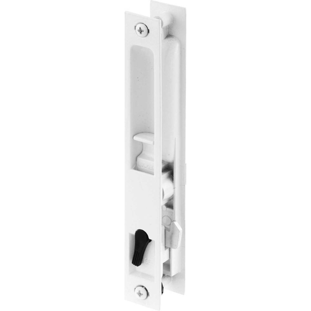 Prime-Line Products B2234190 Sliding Door Flush Latch, White