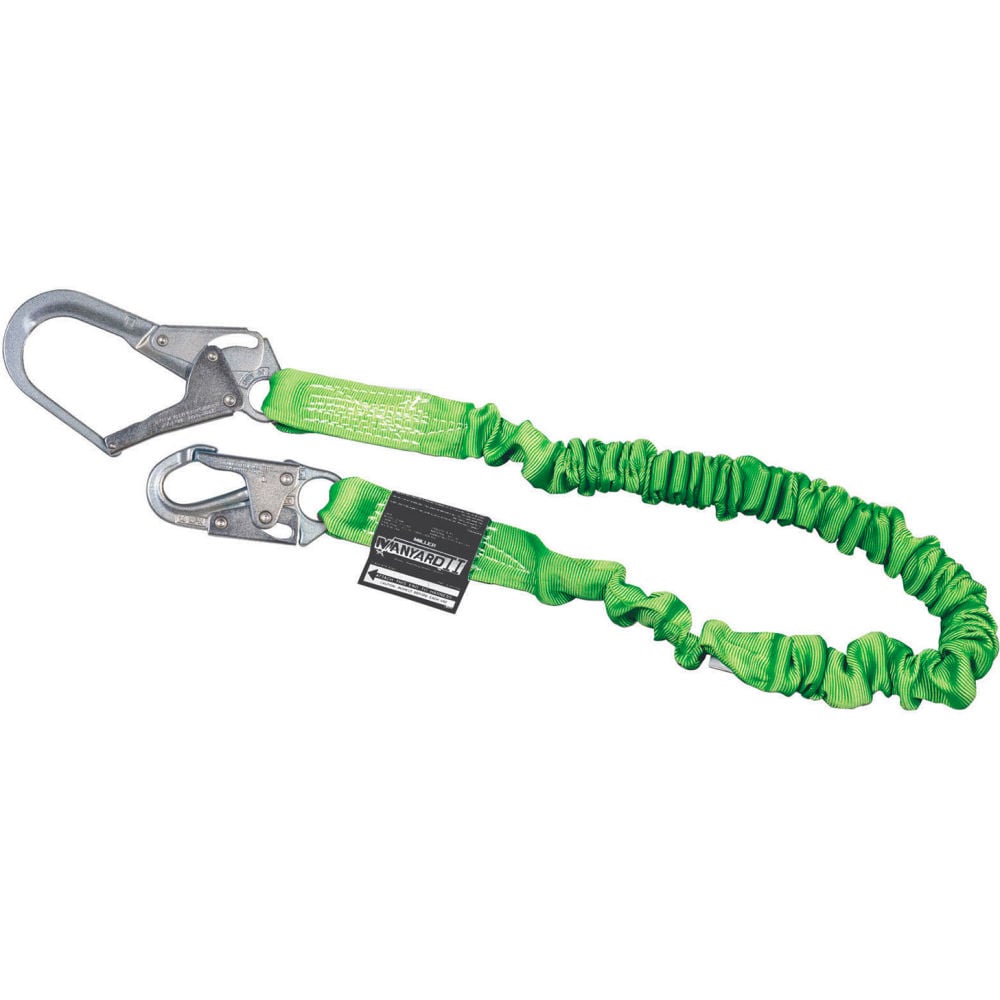 B2453191 Miller Manyard II Shock-Absorbing Lanyard 6 ft. Locking Snap & Rebar Hook - 219M-Z7 & 6FTGN -  North Safety