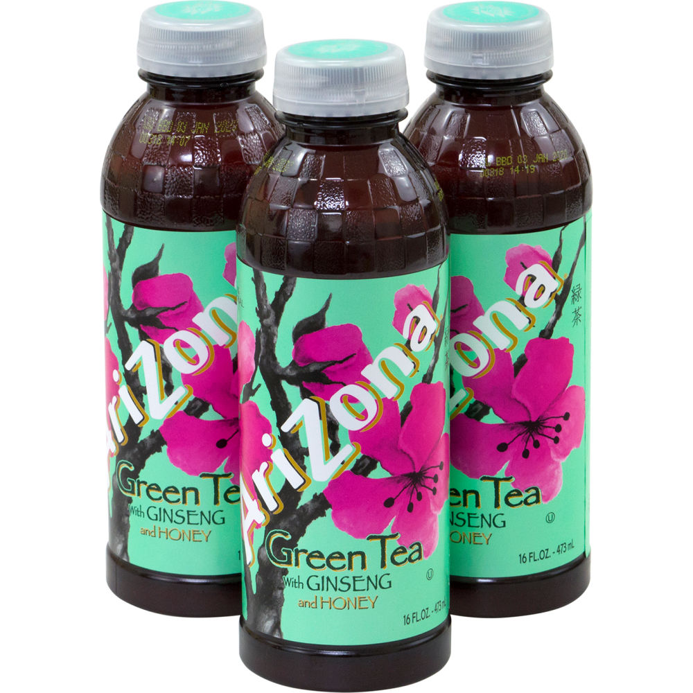 Picture of Green Rabbit Holdings B2946269 16 oz Ginseng & Honey Arizona Green Tea - 24 Count