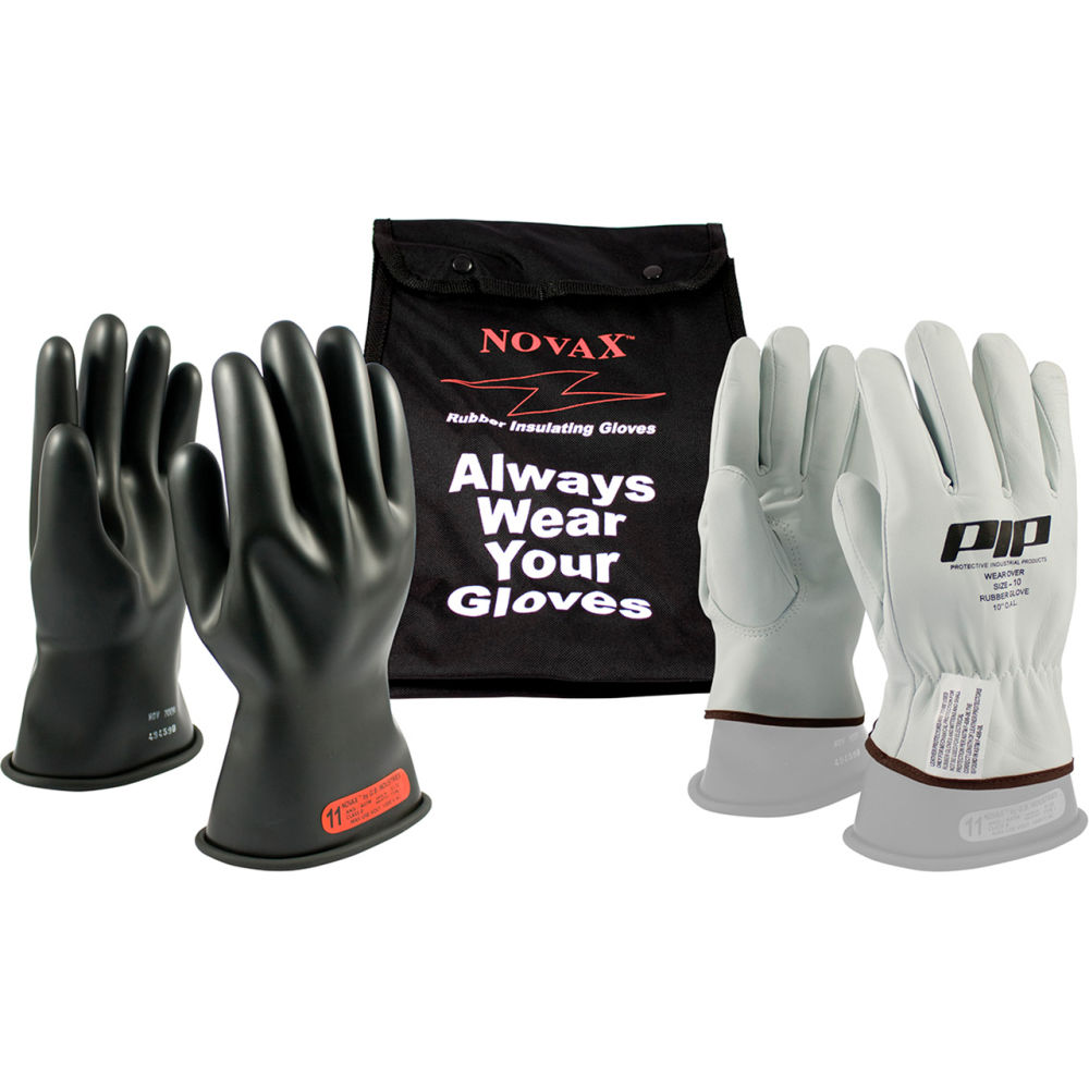 Protective Industrial Products NOVAX Size 9 Class 0 Electrical Safety Glove Kit - 150-SK-0/9-KIT