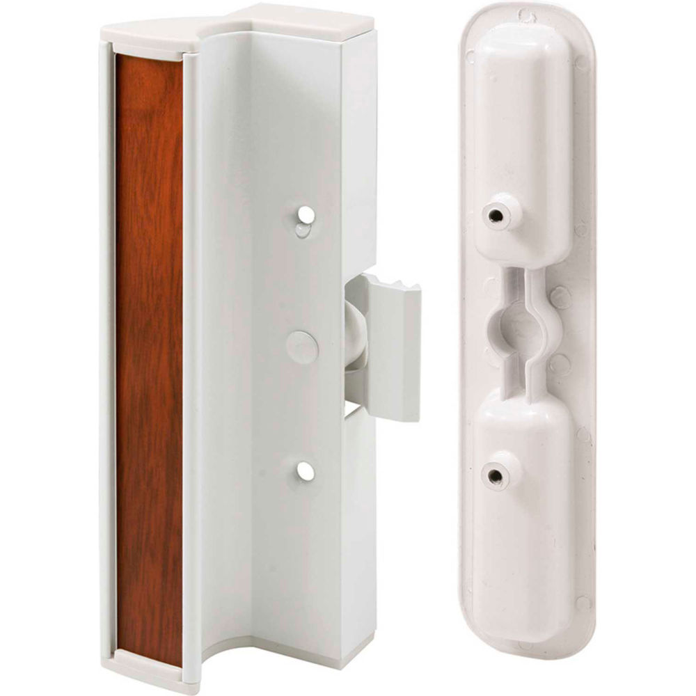 Sliding Door Handle Set - White - Durable Aluminum - Easy Installation