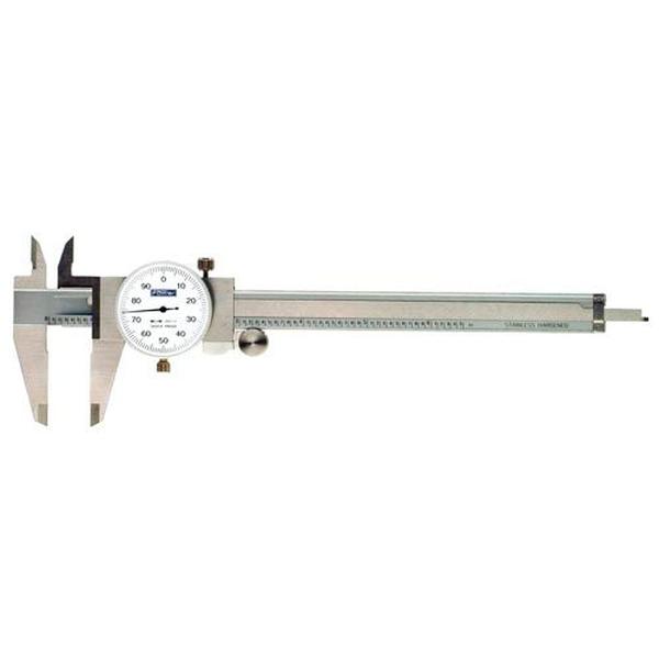 Picture of Fowler B228429 52-008-007-01 0-6 in. Dial Caliper with White Dial