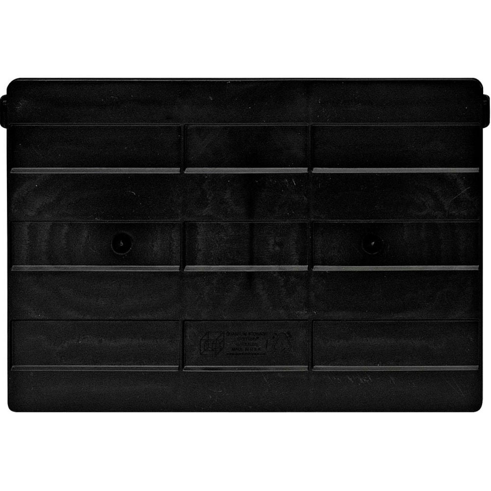 B2777162 Storage Ultra Series Cross Divider for QUS270 Black Polyethylene- Pack of 6