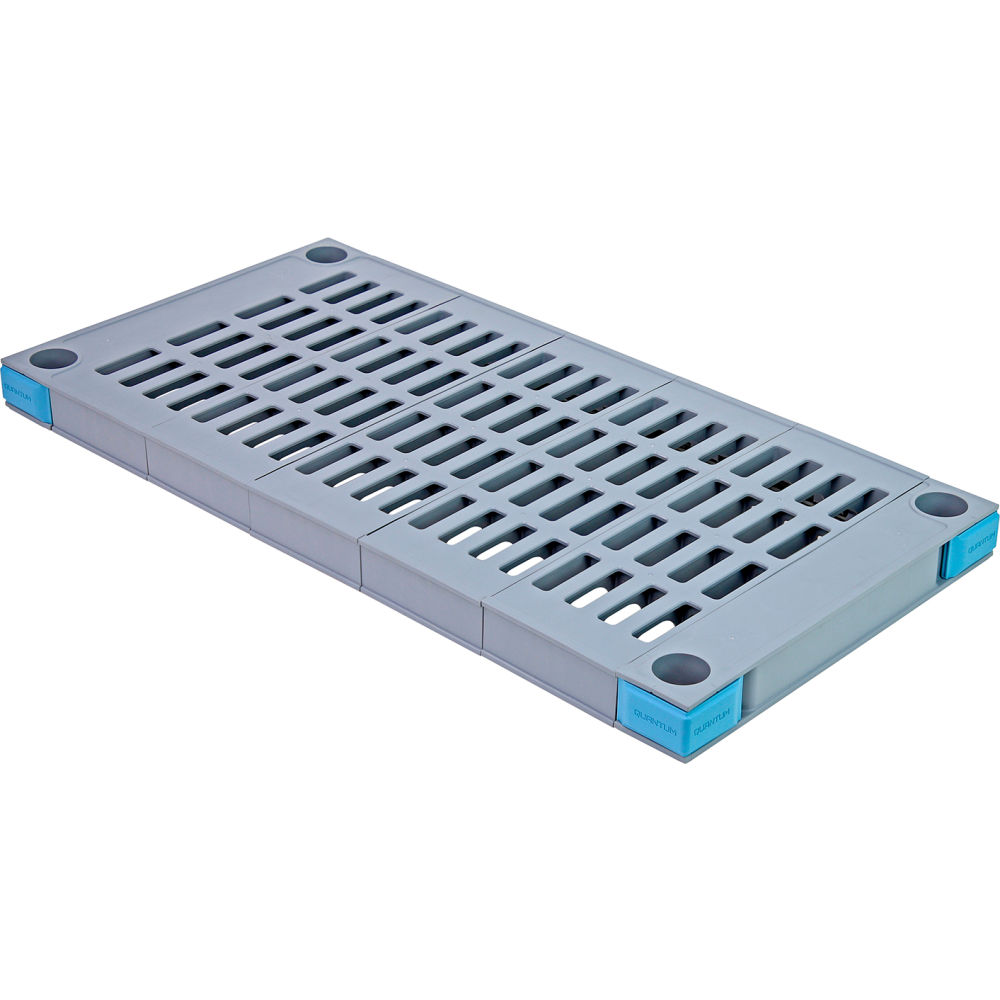 B3121982 Millenia Shelf 42 x 24 in. Removable Open Grid Mat - Polymer - Gray