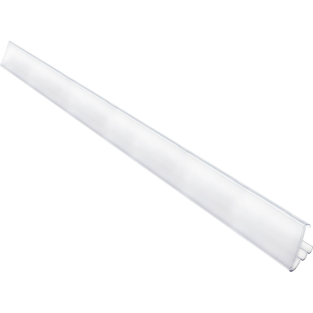 B3149317 24 in. 30, 60 or 90 deg Angled Label Holder, Clear