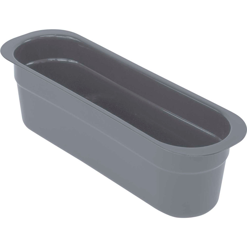 B2956023 14.18 x 4.43 x 4.13 in. Polypropylene Nesting Cutlery Box, Gray - Case of 12