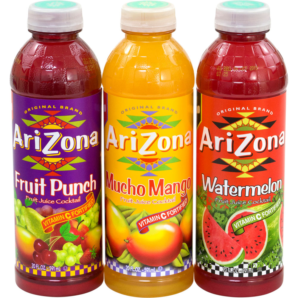 Picture of Green Rabbit Holdings B2946289 20 oz Arizona Juice Variety Pack - 24 Count