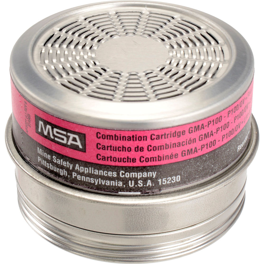 Picture of MSA Safety B2278983 MSA Comfo Respirator Cartridges Organic Vapor GMA-P100 - 815178 - Pack of 6