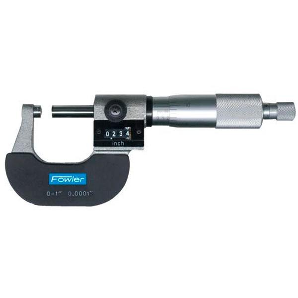 Picture of Fowler B228420 52-224-002-1 1-2 in. Mechanical Outside Micrometer with Ratchet Stop Thimble