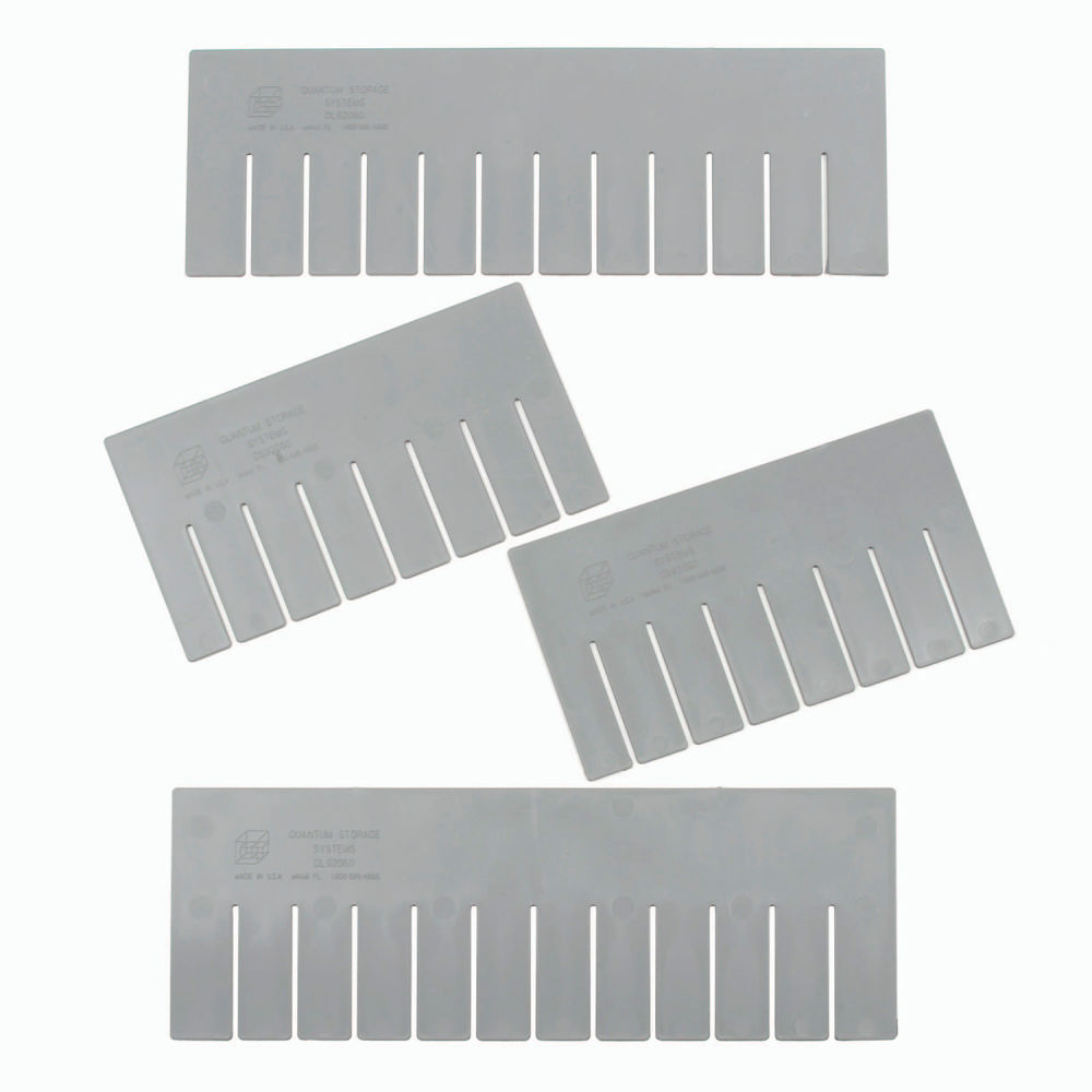 Global Industrial 4486000 Width Divider DS91035 for Plastic Dividable Grid Container DG91035 - Pack of 6