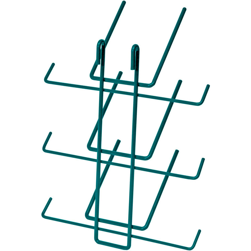 Quantum Food Service SG-BR6P Store Grid Bottle Drying Rack - Green