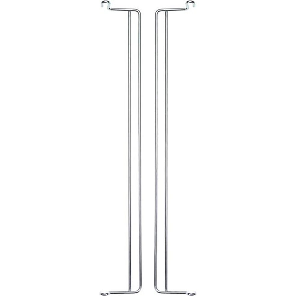 B2777122 One Hanger for QMB565C Chrome Wire Mesh, Gray - Pack of 2