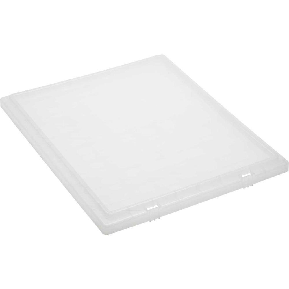B2777174 Genuine Stack & Nest Tote Clear Lid Polypropylene - 23.50 x 19.50 x 1 in. - Pack of 3