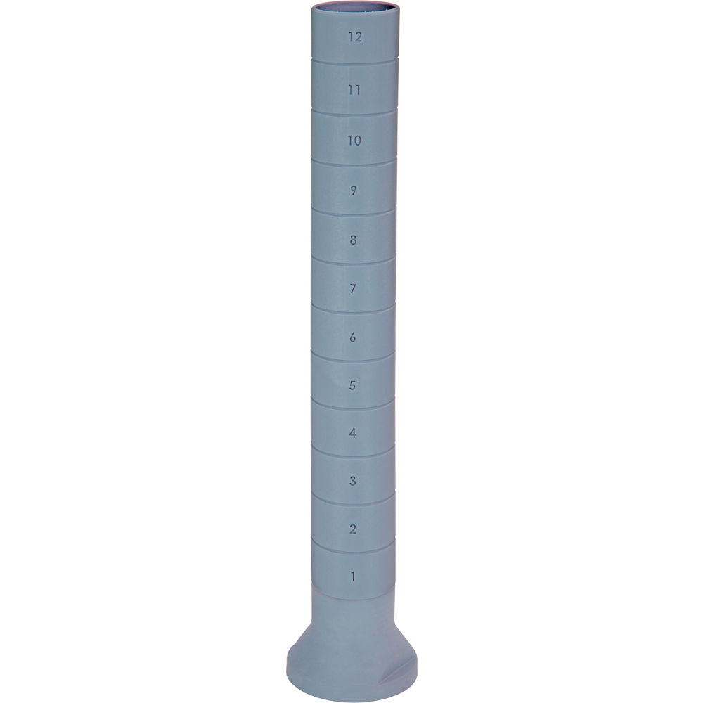 Quantum Food Service QPP86 Millenia 86 Stationary Polymer Post, Gray
