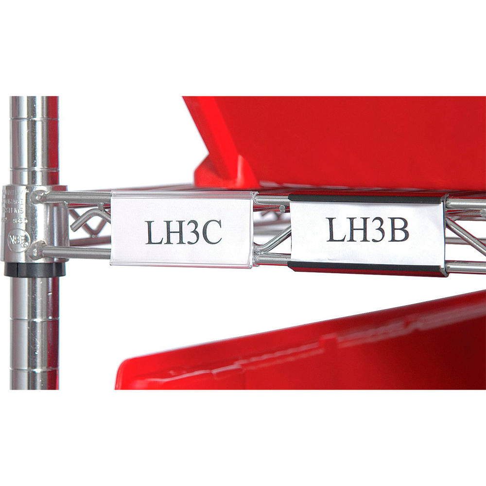 B3149318 45 in. Label Holder for 48 in. Shelf, Clear