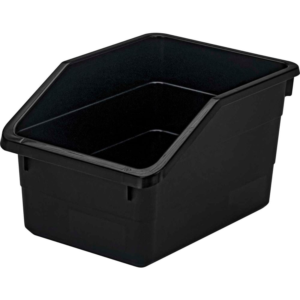 B2282627 NPB1076BK Plastic Heavy Duty Nesting Storage Shelf Bin - 7.50 x 10.25 x 6 in. - Black - Pack of 20