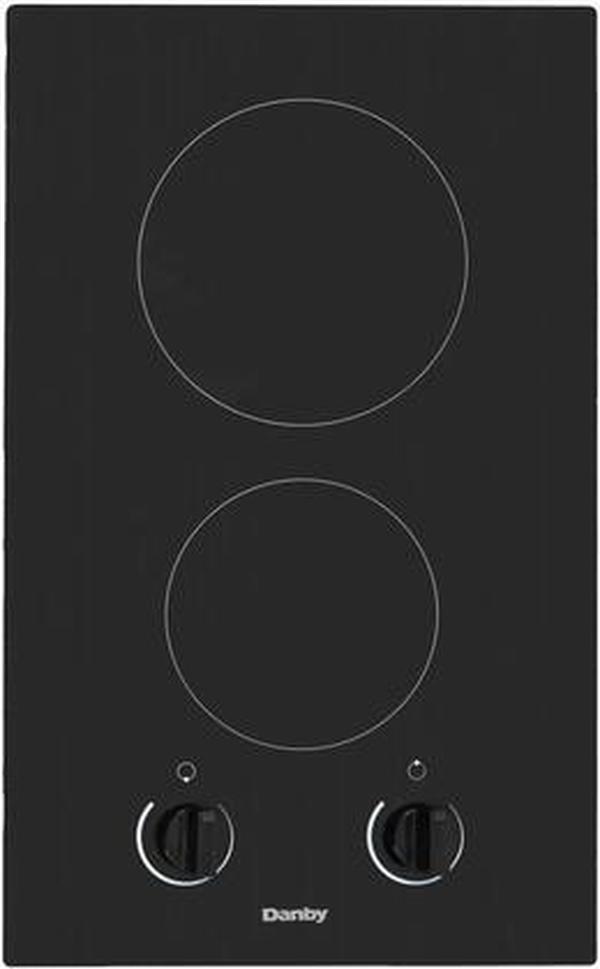 Picture of Danby Products B3133780 Electric Cooktop 2 Burners Eurokera Glass Surface - 120V 14 in. - Black