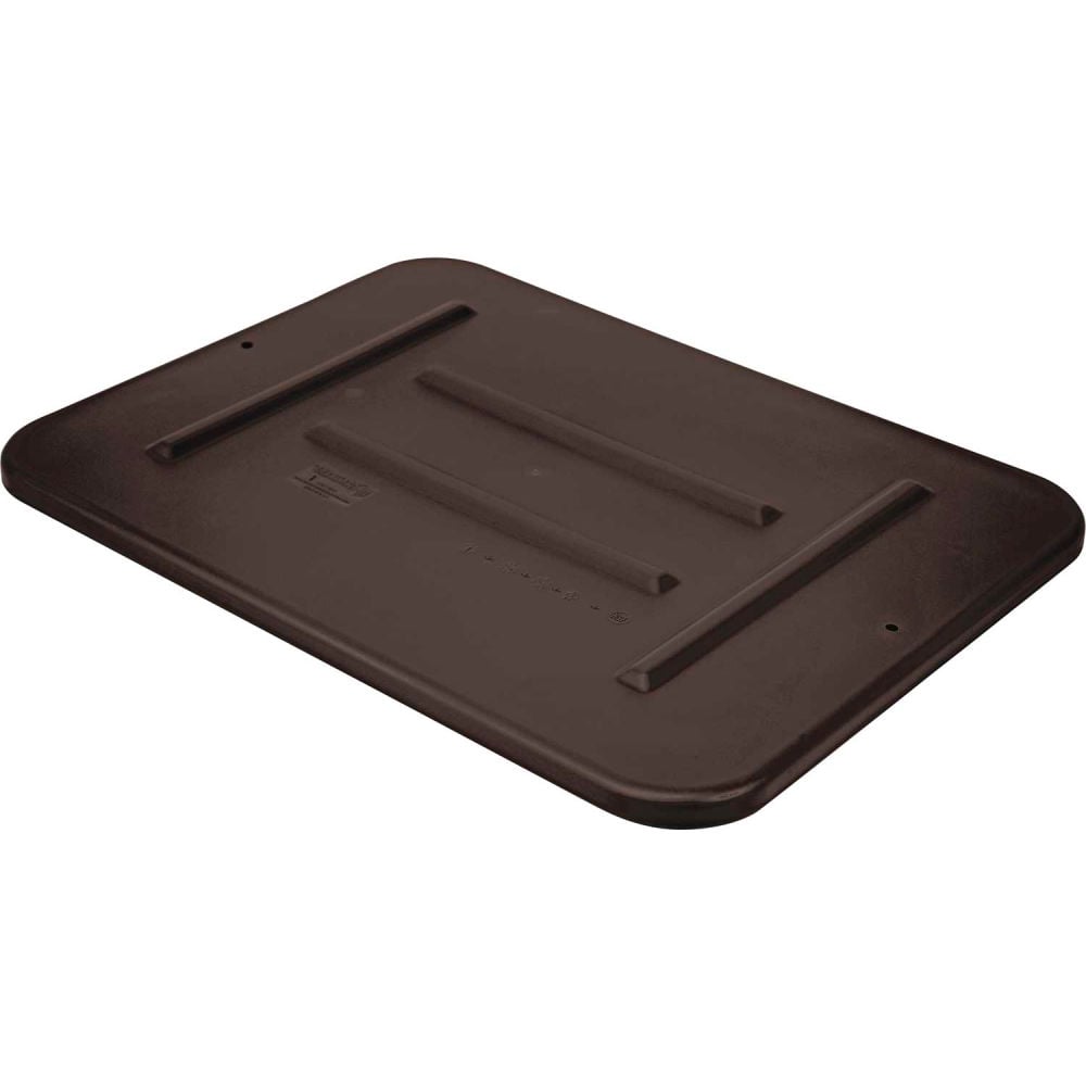 B2956018 Bus Box Lid - 22 x 16.50 x 0.75 in. for use with FSB-20155R - Polypropylene - Brown - Pack of 12