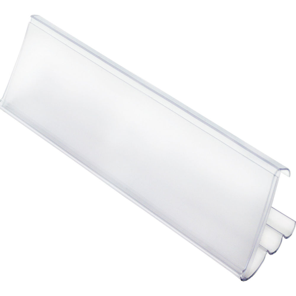 B3149343 5 in. 30, 60 or 90 deg Angled Label Holder, Clear