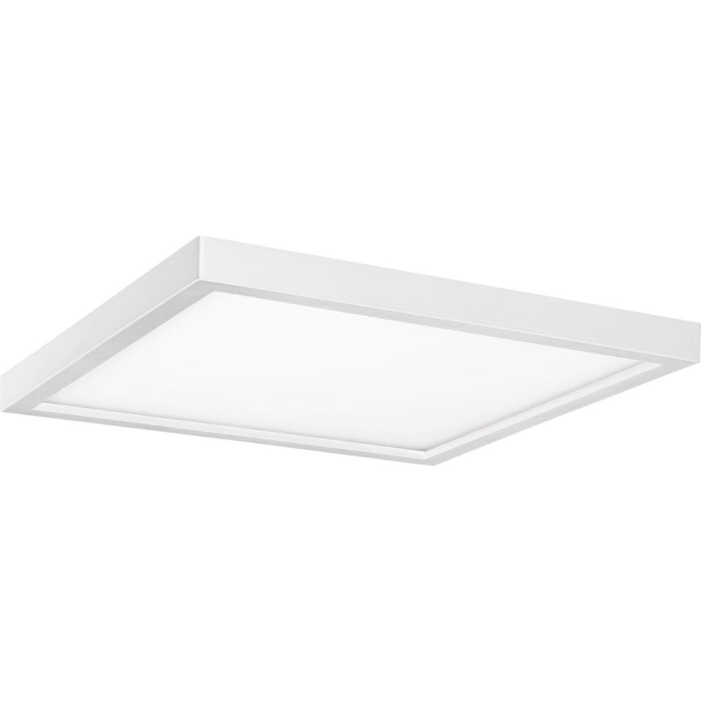 B3137656 18W 1100 Lumen 120V 9 in. LED Square Mini Panel Light Fixture, White