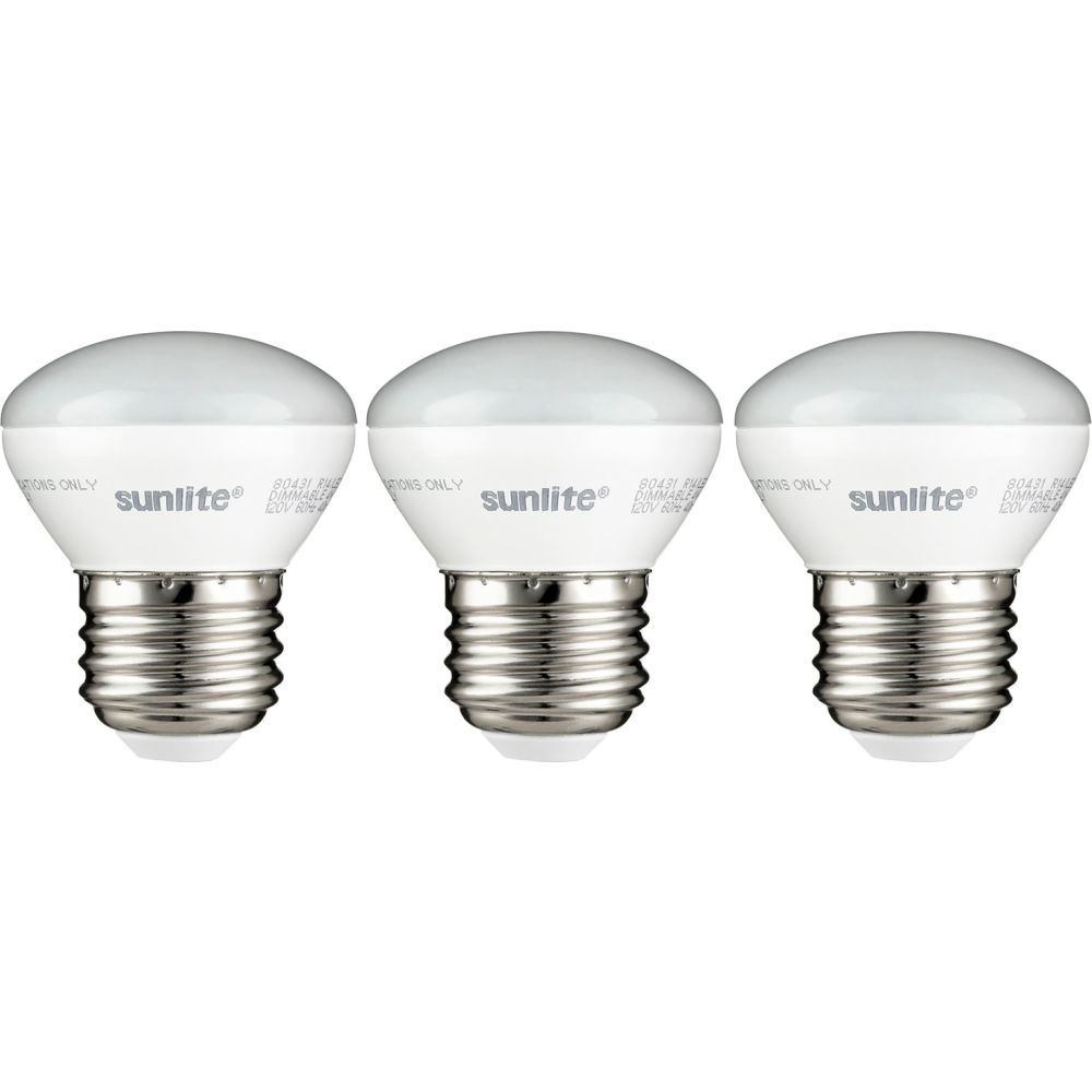 B3137287 LED R14 Bulb - 120V 4W 250 Lumens Medium Screw Base3000K, Warm White - Pack of 3